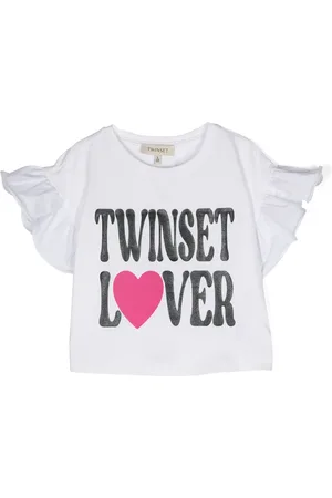 Twin-Set T-shirt pailleté à logo imprimé
