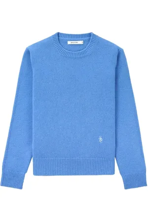 Sporty & Rich Pull en maille fine à logo brodé