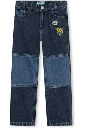 Kenzo Jean à logo brodé