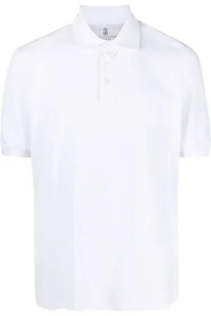 Brunello Cucinelli Polo en piqué de coton