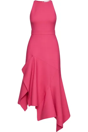Oscar de la Renta Robe à ourlet asymétrique