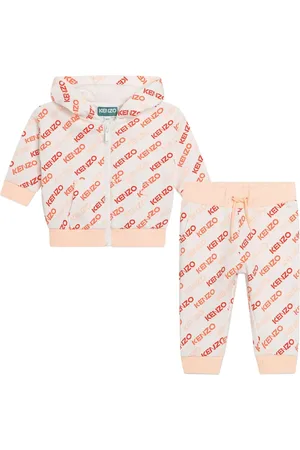 Kenzo Survêtement en coton à logo imprimé