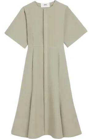 Ami Robe mi-longue à manches courtes