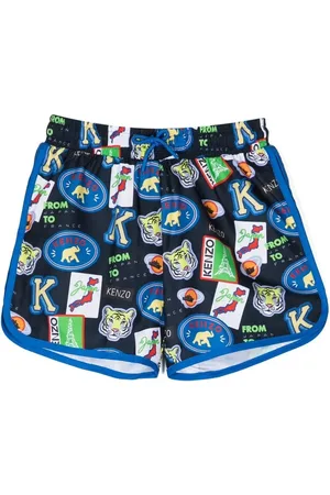 Kenzo Short à imprimé graphique en all over
