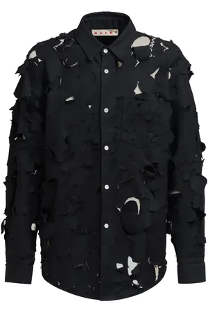 Marni Chemise à logo brodé