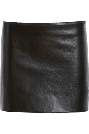 Khaite Minijupe The Jett en cuir
