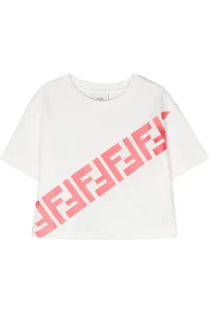 Fendi T-shirt en coton à imprimé monogrammé
