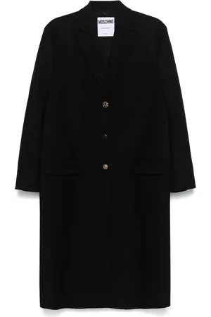 Moschino Manteau droit à simple boutonnage