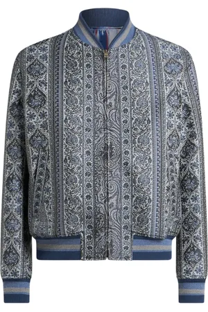 Etro Veste bomber à fleurs en jacquard