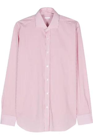 BARBA Chemise en coton à rayures