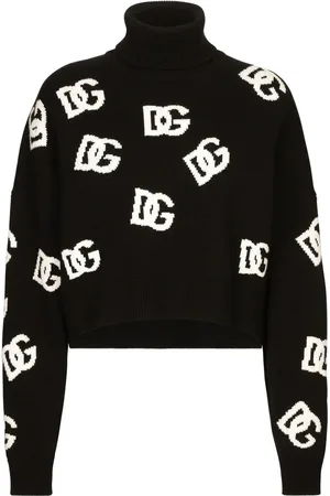 Dolce & Gabbana Pull à logo en intarsia