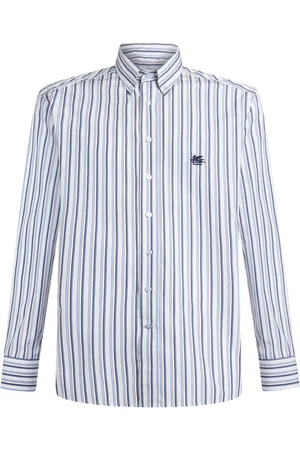 Etro Chemise en coton à rayures
