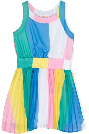 Billieblush Robe rayée à design colour block