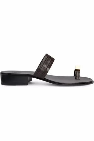Giuseppe Zanotti Mocassins Bardack à effet peau de crocodile