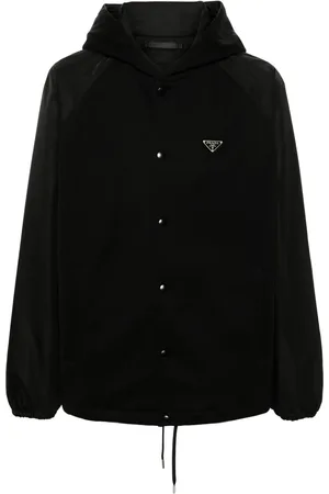 Prada Veste à logo triangle en émail