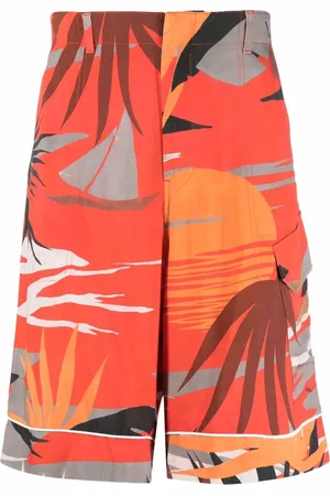 Palm Angels Short cargo Hawaii à imprimé graphique