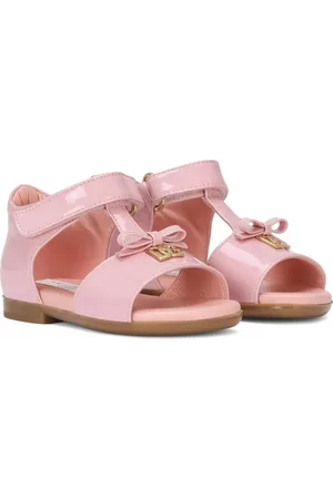 Dolce & Gabbana Sandales First Steps en cuir verni
