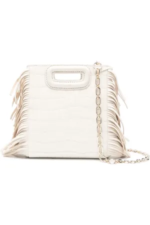 Maje Mini sac à main à effet peau de crocodile embossée