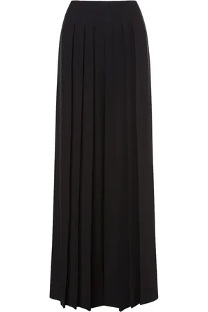 Alberta Ferretti Pantalon ample à design plissé