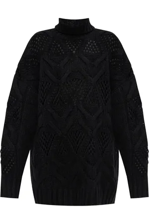 Sportmax Pull oversize en maille losanges