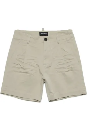 Dsquared2 Short en coton mélangé à logo appliqué