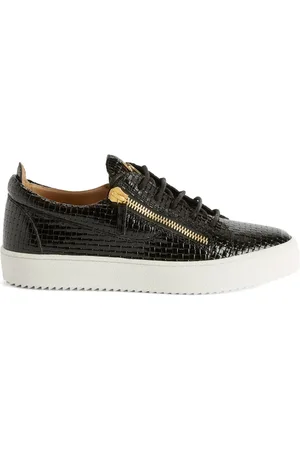 Giuseppe Zanotti Baskets Frankie en cuir à fini verni