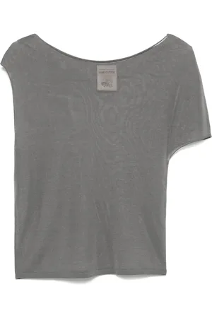 SEMICOUTURE T-shirt à effet de transparence