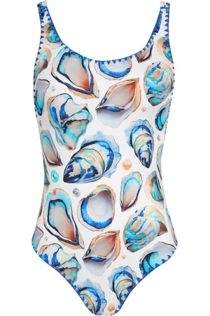 Brigitte Robe de plage à imprimé coquillage