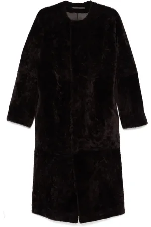 Totême Manteau en peau lainée