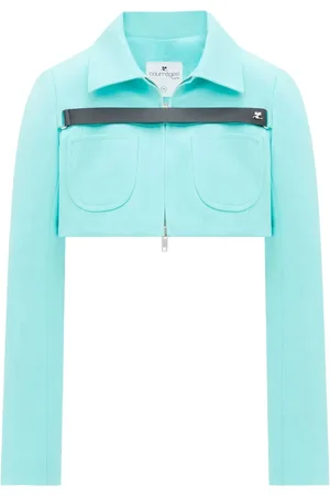 Courrèges Veste à coupe crop