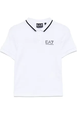 EA7 Polo à logo imprimé