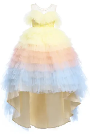 Mimi Tutu Robe longue Callecita à design superposé