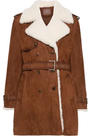 ERMANNO SCERVINO Manteau en daim