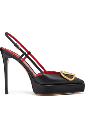 VALENTINO GARAVANI Escarpins en cuir 120 mm à bride arrière