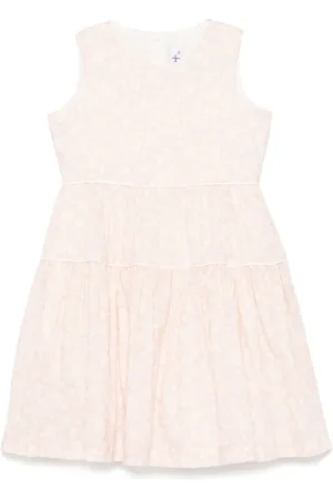Il gufo Robe à fleurs imprimées