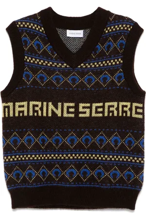Marine Serre Gilet en jacquard
