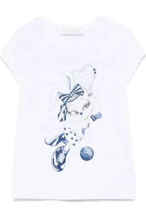 MONNALISA T-shirt à imprimé lapin