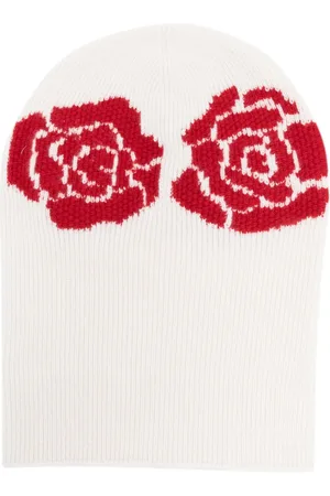 Barrie Bonnet en crochet à roses brodées