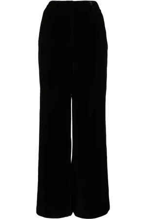 ULLA JOHNSON Pantalon Veronica en velours à coupe ample