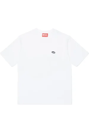 Diesel T-shirt en coton à patch logo