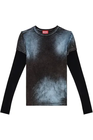 Diesel T-shirt à effet délavé