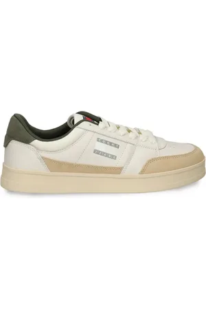 Tommy Hilfiger Baskets en cuir à logo ton sur ton