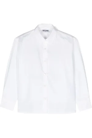Moschino Chemise en coton à manches longues
