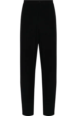 Giorgio Armani Pantalon en laine à coupe fuselée
