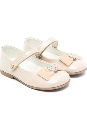 Andanines Ballerines en cuir à détail de nœud