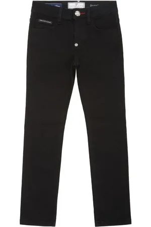Philipp Plein Jean droit à patch logo