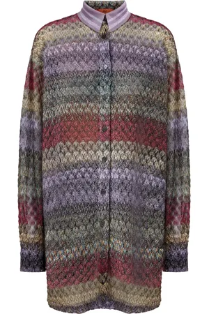 Missoni Chemise en maille métallisée