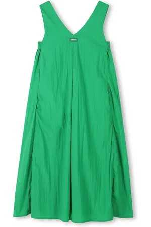 DKNY Robe mi-longue à logo appliqué