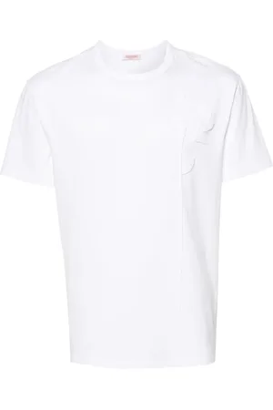 VALENTINO GARAVANI T-shirt en coton à fleurs appliquées