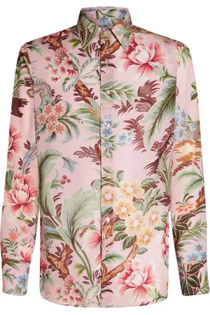 Etro Chemise en coton à fleurs